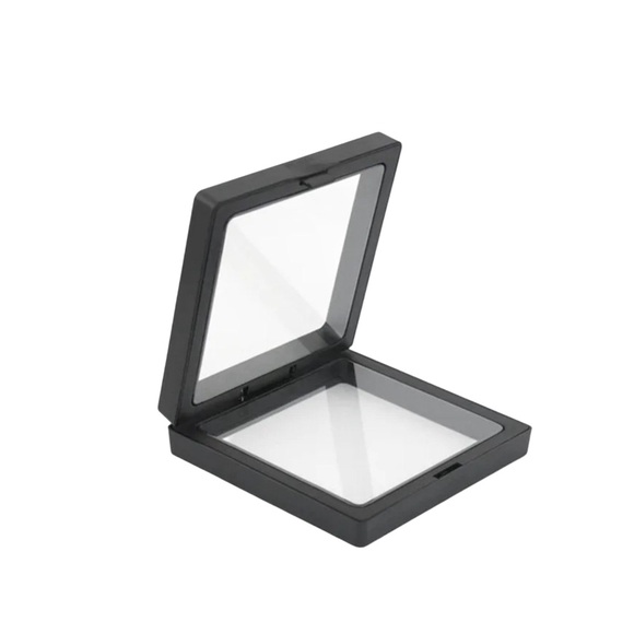 (3/$10) Mini Diamond Square Shape Gold Tone Necklace - Picture 6 of 6